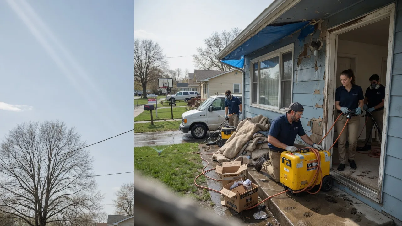 Basement Flood Cleanup in Clinton, MI near me